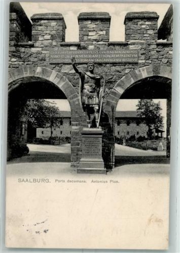 Saalburg 1905 Porta decumana Antonius Pius