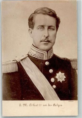 S.M. Albert I Roi des Belges in Uniform Orden