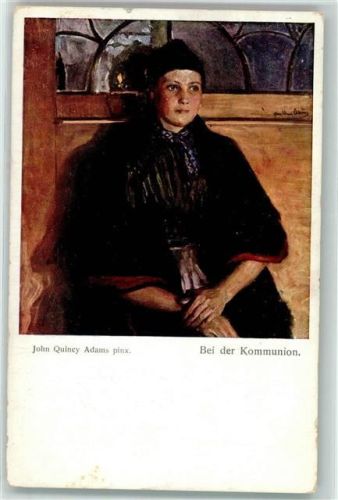 1917 Brüder Kohn Wiener Kunst Nr. 1100 - sign. John Adams , Kommunion AK