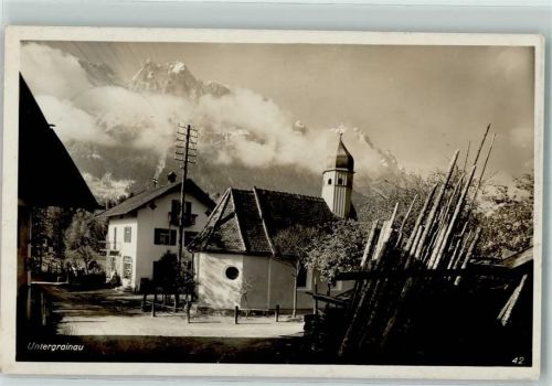 Untergrainau Kirche nebel