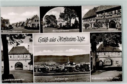 Hofheim Lendershäuser Tor Apotheke Großmannsdorfer Tor Kapellentor
