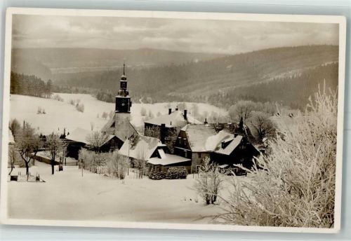 Schellerhau Kirchlein Winter