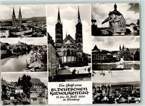Bamberg 1966 81. Katholikentag AK
