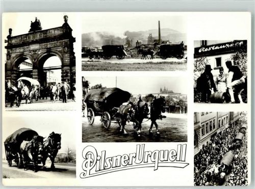 Prag 1967 Pilsner Urquell Umzug - 125. Jahrestag der ersten Lieferung in das Prager Wirtshaus