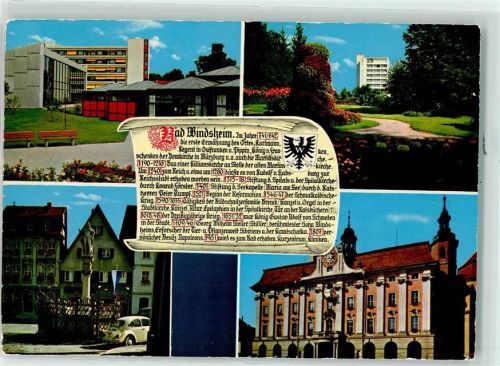 Bad Windsheim Brunnen Rathaus VW Käfer