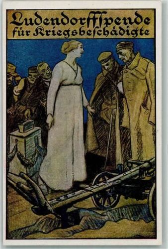 Spende für Kriegsbeschädigte WK I AK