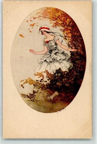 Italien Gravur 1784 Frau Ostern Hase AK Hardy, J. 1927