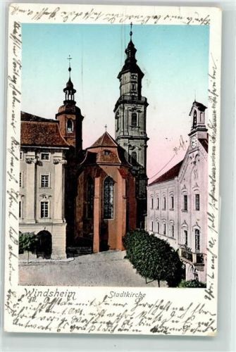 Bad Windsheim 1903 Stadtkirche