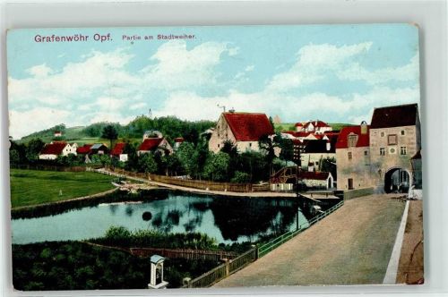 Grafenwöhr 1917 am Stadtweiher