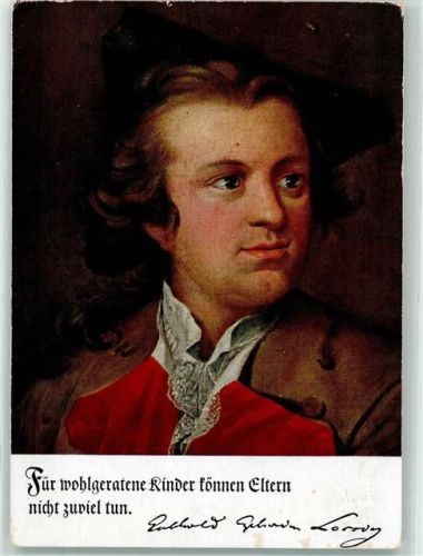 Gotthold Ephraim Lessing Bildnisfolge Deutsche Männer - Deutsche Worte Werbung Allianz Versicherung