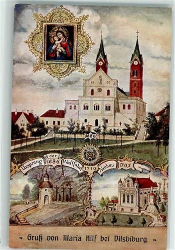 Vilsbiburg 1886 Maria Hilf Wallfahrtskirche