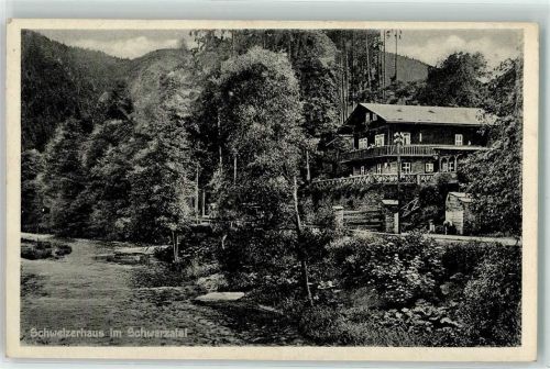 Schwarzburg Schweizerhaus im Schwarzatal