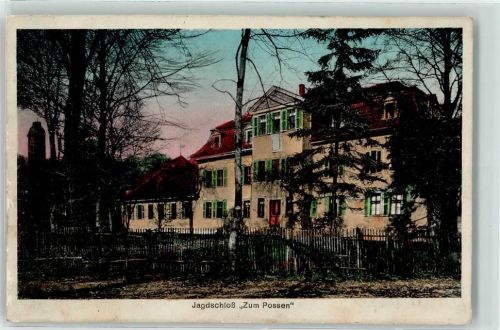 99706 O5400 Sondershausen , Thür - Gasthaus Waldrestaurant u. Pension zum Possen