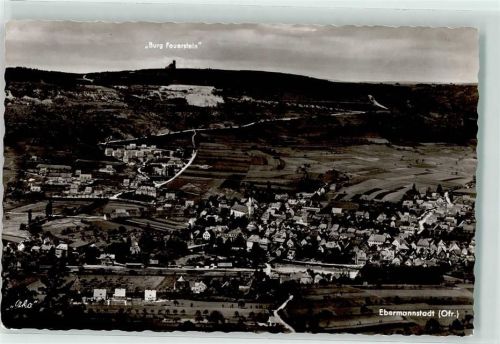 Ebermannstadt Fliegeraufnahme Burg Feuerstein