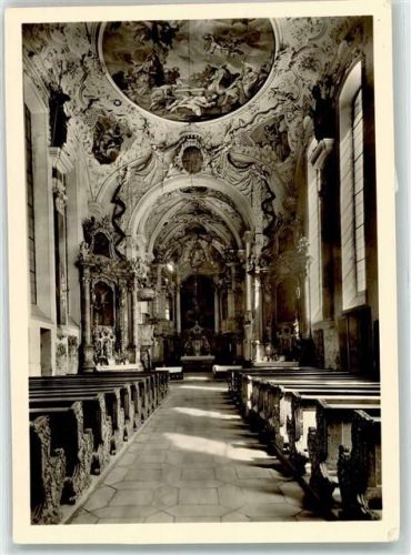 Ellingen Schloßkirche Altaransicht Deckenmalerei