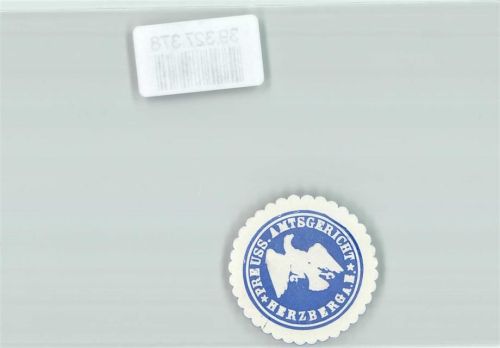 Herzberg Preuss. Amtsgericht Herzberg a.E.