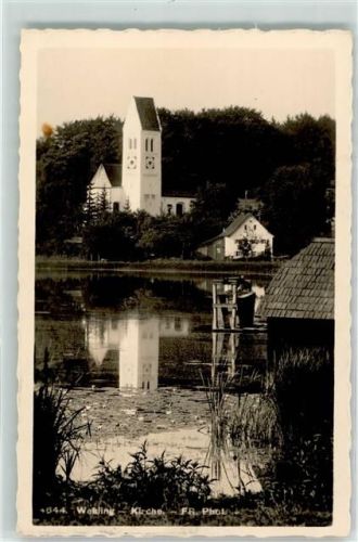82234 W8031 Weßling , Oberbay - Kirche