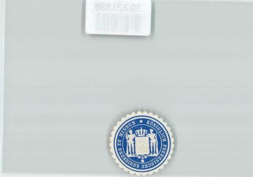 Minden Königlich Preussische Regierung zu Minden