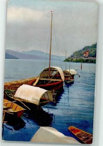 Cannobio Lago Maggiore Boot Schiff Ruderboot
