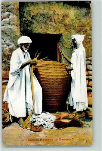 Beruf Arabes tressant un Samour AK