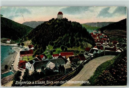 Ziegenrück 1908 Burg Ziegenrück