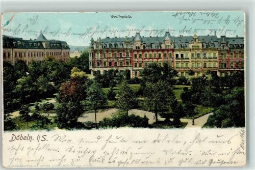 Döbeln 1904 Wettinplatz