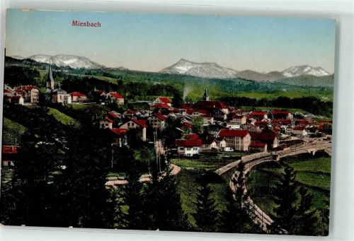 Miesbach 1910 Bahnhof