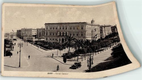 70100 Bari Gebrauchsspuren Oldtimer Fahrrad Corso Cavour Scan verzogen