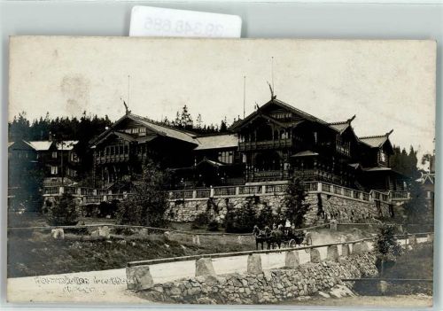 Oslo Skandinavien Holenkollen Berg Kutsche Hotel Vestre