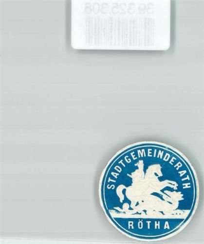 04571 O7209 Rötha Siegelmarke Stadtgemeinderat Rötha