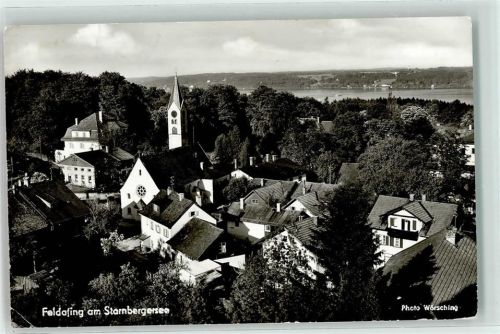 82340 W8133 Feldafing Gebrauchsspuren Starnberger See Kirche