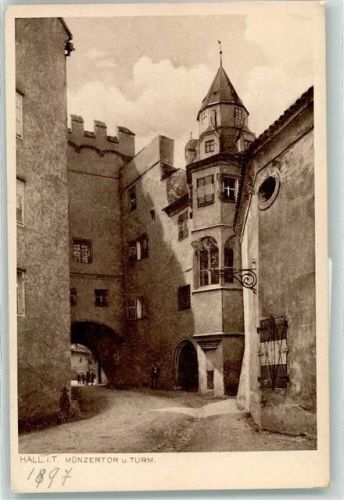 Hall 1897 Münzerturm u. Münzzertor