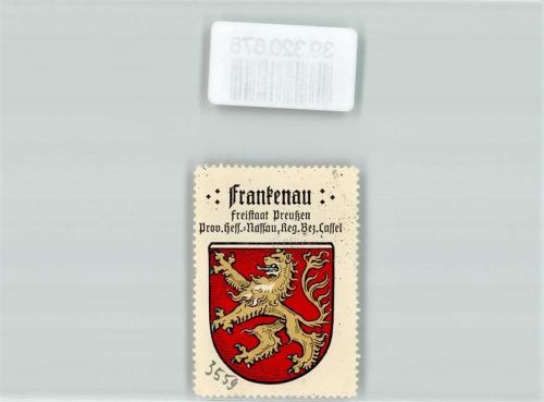 Frankenau Wappen Kaffee Hag ca. 1920-1940 Goldener Löwe