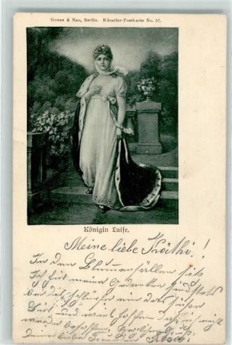 1898 Königin Luise Verlag Goens und Nau No 57