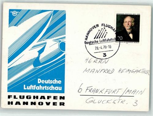 Hannover 1970 Deutsche Luftfahrtschau + SST