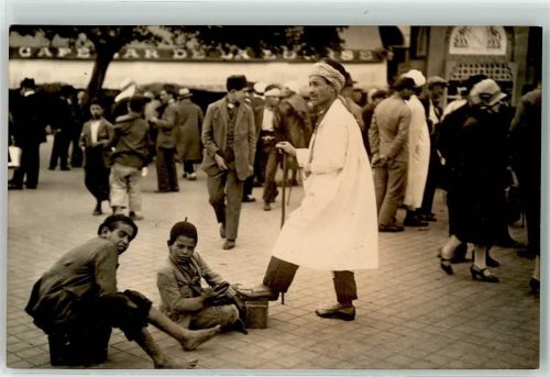 Alger Beruf Schuhputzer Volkstypen AK