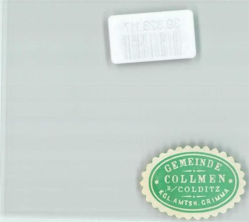 Collmen Postwesen Gemeinde Collmen b. Colditz Kgl. Amtsh. Grimma