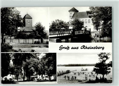 Rheinsberg Stadtkirche Schloßbrücke Markt Haussee