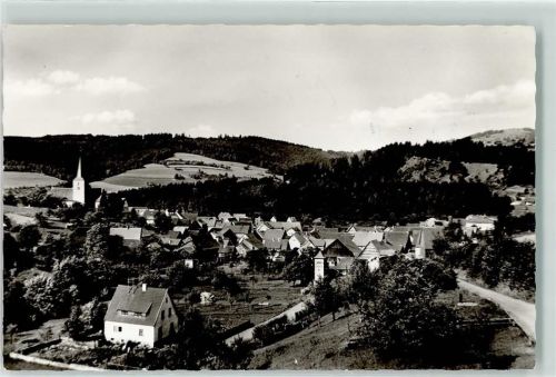 97772 W8789 Oberbach , Unterfr Gebrauchsspuren Blick auf Gerstenberg