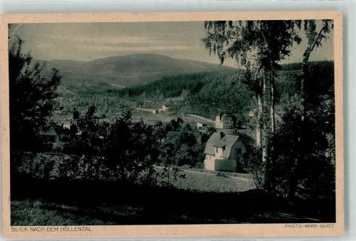 Bad Altheide Blick nach dem Höllental Ort lt. Stempel