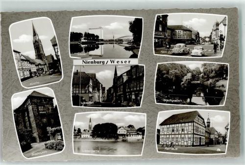 Nienburg Wesserstraße Stockturm Film-Eck Rathaus