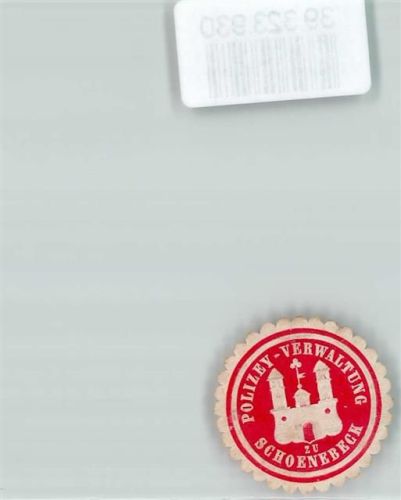 Schönebeck Polizey Verwaltung zu Schoenebeck