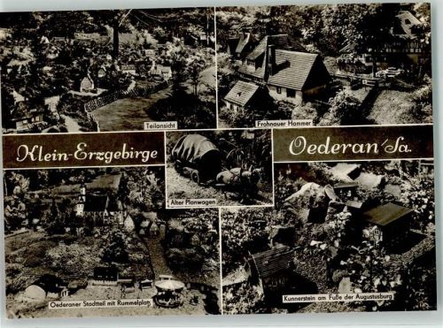 Oederan Klein-Erzgebirge Frohnauer Hammer Planfuhrwerk Kunnerstein