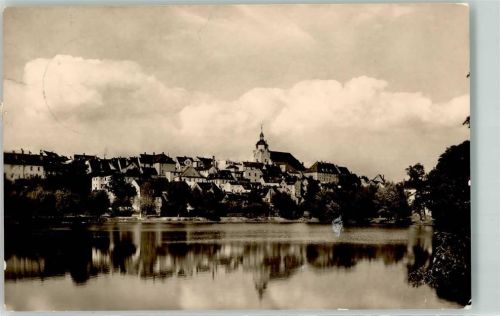 Ronneburg Blick über den Baderteich