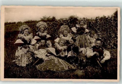 Uherské Hradiste Vlcnov Tracht Mann Frau Kind