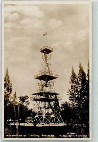Surabaya Wilhelminatoren Oedjong Turm Fahne