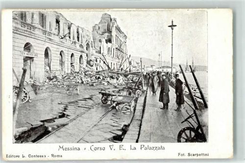 98100 Messina 1909 - Corso V. E. la Palazzata