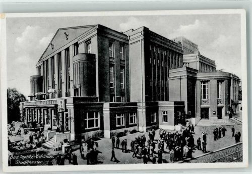 Teplice WK II Stempel Stadttheater