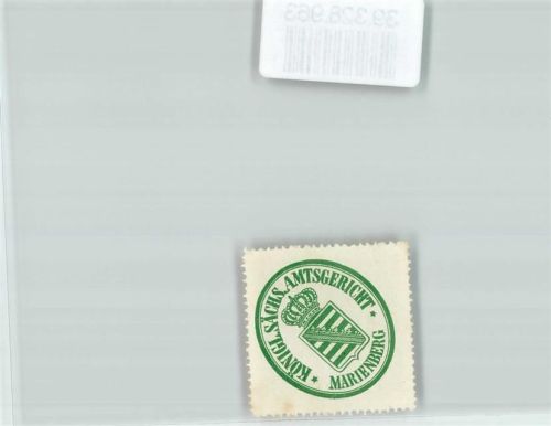Marienberg Königl. Sächs. Amtsgericht Marienberg