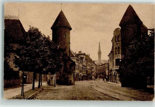 Tallinn Reval - Lehmstraße Turm Litfaßsäule